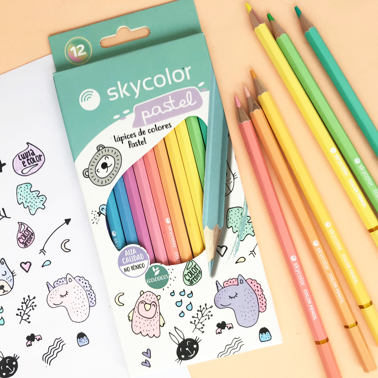 Skycolor lápices pasteles